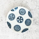 [SMALL DISH (PLATE)] ROUND & FLAT MARU-MON | MIKAWACHI WARE | HIRADOSHOUZAN