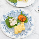 [LARGE PLATE (PLATTER) SET] 3 PIECES 7-SUN CHERRY BLOSSOM | MIKAWACHI WARE | HIRADOSHOUZAN