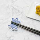 [CHOPSTICKS REST SET] 4 PIECES TURTLE | MIKAWACHI WARE | HIRADOSHOUZAN