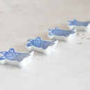 [CHOPSTICKS REST SET] 4 PIECES TURTLE | MIKAWACHI WARE | HIRADOSHOUZAN