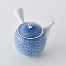 [TEA SET] 3 PIECES KYUSU & SENCHA HIRADO-SEIGAIHA | MIKAWACHI WARE | HIRADOSHOUZAN