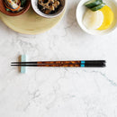 [CHOPSTICKS] NIGHT SKY YOI WITH CHOPSTICK REST (22.5cm) | CRYSTAL | WAKASA LACQUERWARE