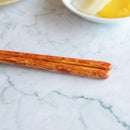 [CHOPSTICKS] COLOR BRUSH (ORANGE) WITH CHOPSTICK REST (22.5cm) | CRYSTAL | WAKASA LACQUERWARE