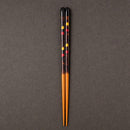 [CHOPSTICKS] PAIR MOONLIGHT WITH CHOPSTICK REST (22.5cm) | CRYSTAL | WAKASA LACQUERWARE