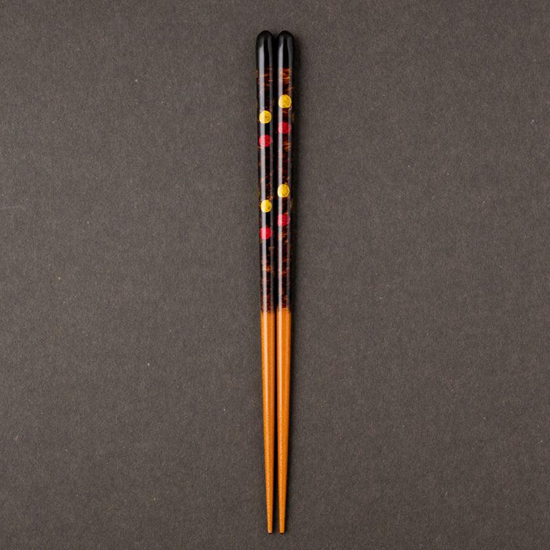 [筷子]對月光與筷子休息（21.5,23.0cm）|水晶|瓦卡薩漆器