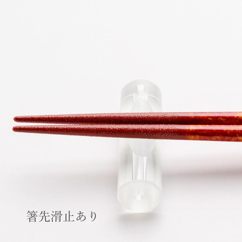 [筷子] PAIR NIGHT SKY（M＆L）WITH筷子休息（21.5，23.0厘米）| CRYSTAL |若狹漆器家具