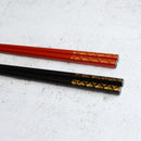 [CHOPSTICKS] HAND CARVED CHINKIN KOTOBUKI SEIKAIHA (2PAIRS) | HASHIMOTO KOUSAKU SIKKI | WAJIMA LACQUER