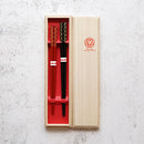 [CHOPSTICKS] HAND CARVED CHINKIN KOTOBUKI SEIKAIHA (2PAIRS) | HASHIMOTO KOUSAKU SIKKI | WAJIMA LACQUER