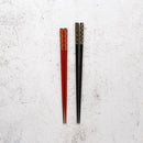 [CHOPSTICKS] HAND CARVED CHINKIN KOTOBUKI SEIKAIHA (2PAIRS) | HASHIMOTO KOUSAKU SIKKI | WAJIMA LACQUER