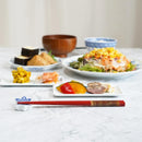 [CHOPSTICKS] HAND-DRAWN GOLD OR SILVER LACQUR GOLD NASHIJI FUJI MATSUBARA RED (1 SET) | HASHIMOTO KOUSAKU SIKKI | WAJIMA LACQUER