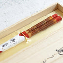 [CHOPSTICKS] HAND-DRAWN GOLD OR SILVER LACQUR GOLD NASHIJI FUJI MATSUBARA RED (1 SET) | HASHIMOTO KOUSAKU SIKKI | WAJIMA LACQUER