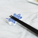 [CHOPSTICKS] HAND-DRAWN GOLD OR SILVER LACQUR FUJI CHERRY BLOSSOM BLACK (1 SET) | HASHIMOTO KOUSAKU SIKKI | WAJIMA LACQUER