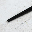 [CHOPSTICKS] HAND-DRAWN GOLD OR SILVER LACQUR TIDINGS OF FLOWERS BLACK (1 SET) | HASHIMOTO KOUSAKU SIKKI | WAJIMA LACQUER