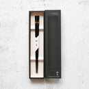 [CHOPSTICKS] HAND-DRAWN GOLD OR SILVER LACQUR TIDINGS OF FLOWERS BLACK (1 SET) | HASHIMOTO KOUSAKU SIKKI | WAJIMA LACQUER
