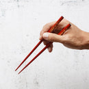 [CHOPSTICKS] HAND CARVED CHINKIN DRAGONFLY RED (1 SET) | HASHIMOTO KOUSAKU SIKKI | WAJIMA LACQUER