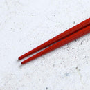 [CHOPSTICKS] HAND CARVED CHINKIN DRAGONFLY RED (1 SET) | HASHIMOTO KOUSAKU SIKKI | WAJIMA LACQUER