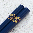 [CHOPSTICKS] JAPANESE ZODIAC RAT BLUE FOR CHILDREN (1 SET) | HASHIMOTO KOUSAKU SIKKI | WAJIMA LACQUER