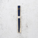 [CHOPSTICKS] JAPANESE ZODIAC RAT BLUE FOR CHILDREN (1 SET) | HASHIMOTO KOUSAKU SIKKI | WAJIMA LACQUER
