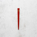 [CHOPSTICKS] JAPANESE ZODIAC OX RED FOR CHILDREN (1 SET) | HASHIMOTO KOUSAKU SIKKI | WAJIMA LACQUER