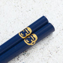 [CHOPSTICKS] JAPANESE ZODIAC MONKEY BLUE FOR CHILDREN (1 SET) | HASHIMOTO KOUSAKU SIKKI | WAJIMA LACQUER