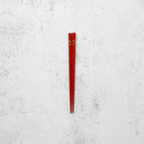 [CHOPSTICKS] JAPANESE ZODIAC BIRD RED FOR CHILDREN (1 SET) | HASHIMOTO KOUSAKU SIKKI | WAJIMA LACQUER