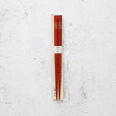 [CHOPSTICKS] JAPANESE ZODIAC WILD BOAR RED FOR CHILDREN (1 SET) | HASHIMOTO KOUSAKU SIKKI | WAJIMA LACQUER