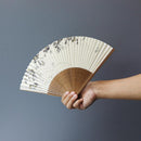 [HAND FAN] MEN'S GOURDS & DRAGONFLIES (WITH FAN BAG) | NAGOYA FOLDING FAN | SUEHIRODO