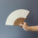 [HAND FAN] MEN'S GOURDS & DRAGONFLIES (WITH FAN BAG) | NAGOYA FOLDING FAN | SUEHIRODO