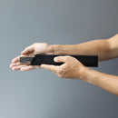 [HAND FAN] MEN'S BLACK SHIBUHIKI CHIDORI (WITH FAN BAG) | NAGOYA FOLDING FAN | SUEHIRODO