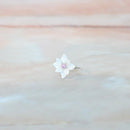 [ACCESSORY 4 PIECES] PURE WHITE (BARRETTE, BROOCH, EARRINGS, RING) | TSUMAMI KANZASHI