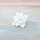 [ACCESSORY 4 PIECES] PURE WHITE (BARRETTE, BROOCH, EARRINGS, RING) | TSUMAMI KANZASHI