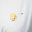 [ACCESSORY 4 PIECES] YELLOW (HAT PIN BROOCH, BROOCH, NON-HOLE EARRINGS, HAIR CLIP) | TSUMAMI KANZASHI