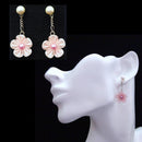 [ACCESSORY 4 PIECES] BABY PINK (BARRETTES, BROOCHES, EARRINGS, BAG CHARMS) | TSUMAMI KANZASHI