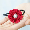 [ACCESSORY 4 PIECES] AKANE (ROUND BROOCHES, HEXAGONAL BROOCHES, HAIR CLIPS, HAIR ELASTICS ) | TSUMAMI KANZASHI