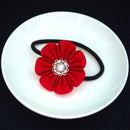 [ACCESSORY 4 PIECES] AKANE (ROUND BROOCHES, HEXAGONAL BROOCHES, HAIR CLIPS, HAIR ELASTICS ) | TSUMAMI KANZASHI