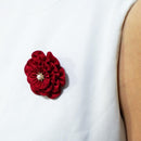 [ACCESSORY 4 PIECES] AKANE (ROUND BROOCHES, HEXAGONAL BROOCHES, HAIR CLIPS, HAIR ELASTICS ) | TSUMAMI KANZASHI