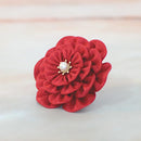 [ACCESSORY 4 PIECES] AKANE (ROUND BROOCHES, HEXAGONAL BROOCHES, HAIR CLIPS, HAIR ELASTICS ) | TSUMAMI KANZASHI
