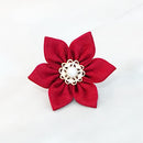 [ACCESSORY 4 PIECES] AKANE (ROUND BROOCHES, HEXAGONAL BROOCHES, HAIR CLIPS, HAIR ELASTICS ) | TSUMAMI KANZASHI