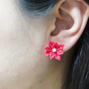 [ACCESSORY 4 PIECES] SCARLET (BROOCHES, CHAIN BRACELETS, EARRINGS, PENDANTS) | TSUMAMI KANZASHI