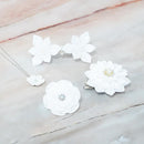 [ACCESSORY 4 PIECES] COTTON (BARRETTE, HAIR CLIP, BROOCH, PENDANT) | TSUMAMI KANZASHI