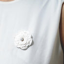 [ACCESSORY 4 PIECES] COTTON (BARRETTE, HAIR CLIP, BROOCH, PENDANT) | TSUMAMI KANZASHI