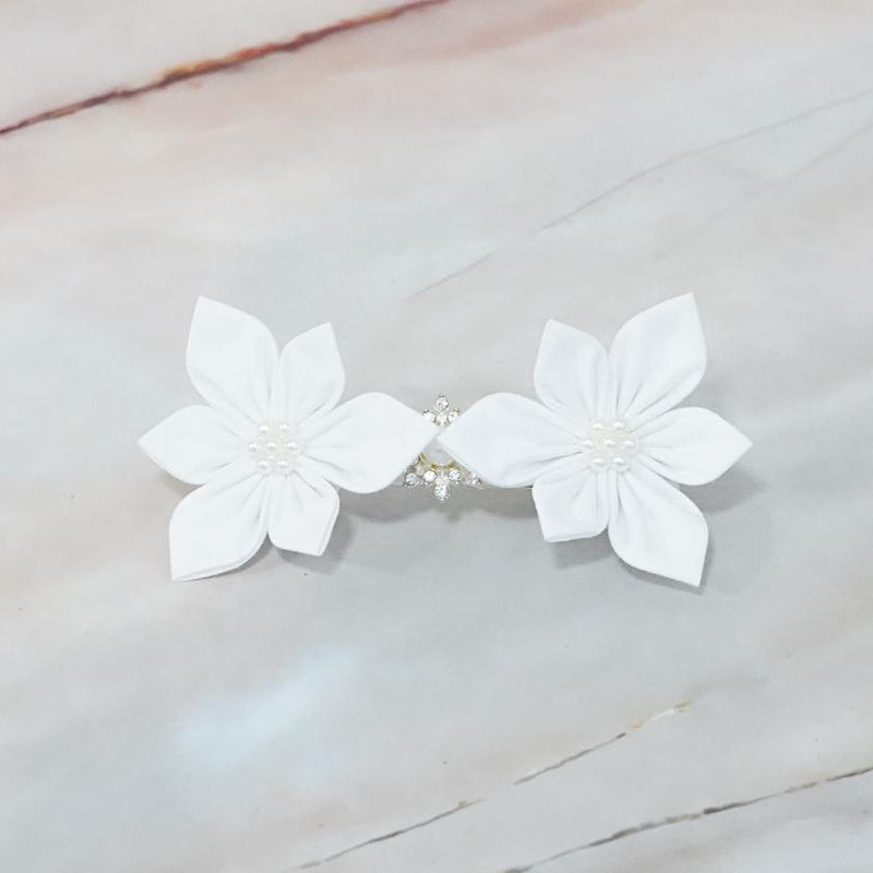 [ACCESSORY 4 PIECES] COTTON (BARRETTE, HAIR CLIP, BROOCH, PENDANT) | TSUMAMI KANZASHI