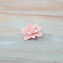 [ACCESSORY 4 PIECES] CHERRY BLOSSOM (BARRETTE, TRIANGLE BROOCH, SQUARE BROOCH, ROUND BROOCH) | TSUMAMI KANZASHI