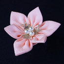 [ACCESSORY 4 PIECES] CHERRY BLOSSOM (BARRETTE, TRIANGLE BROOCH, SQUARE BROOCH, ROUND BROOCH) | TSUMAMI KANZASHI