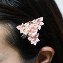 [ACCESSORY 4 PIECES] WILLOW WOOD (BROOCH, HAIR CLIP, RING, EARRINGS) | TSUMAMI KANZASHI