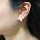 [ACCESSORY 4 PIECES] WILLOW WOOD (BROOCH, HAIR CLIP, RING, EARRINGS) | TSUMAMI KANZASHI