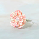 [ACCESSORY 4 PIECES] WILLOW WOOD (BROOCH, HAIR CLIP, RING, EARRINGS) | TSUMAMI KANZASHI