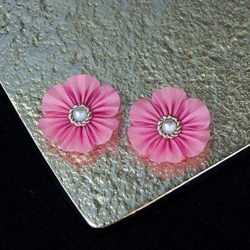 [ACCESSORY] CLOTH FLOWER YURUSHI (PINK) | TSUMAMI KANZASHI