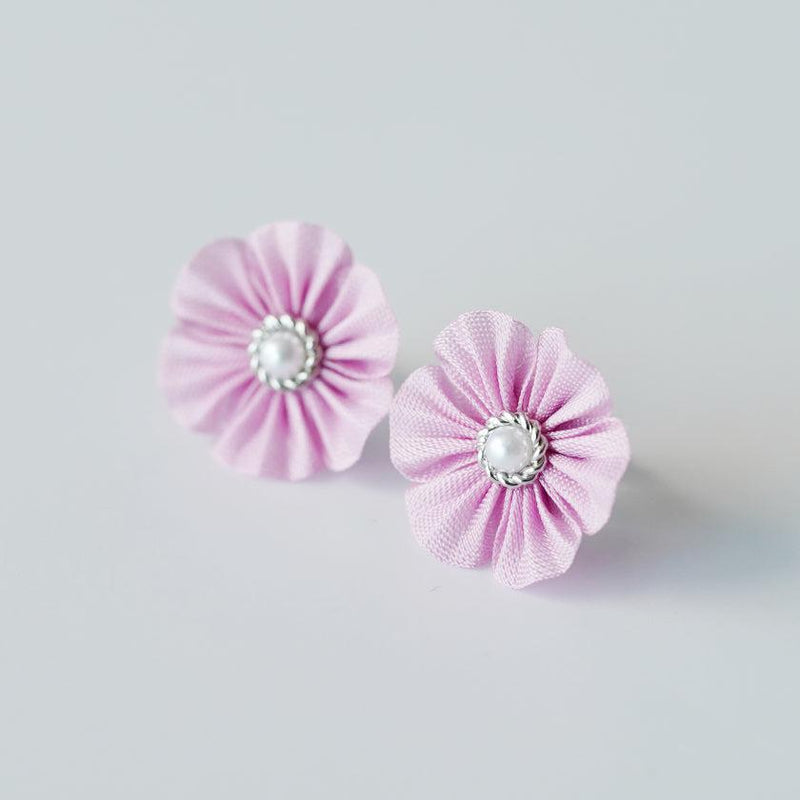 [ACCESSORY] CLOTH FLOWER YURUSHI (PINK) | TSUMAMI KANZASHI