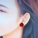 [ACCESSORY] CLOTH FLOWER KAINERI (RED) | TSUMAMI KANZASHI